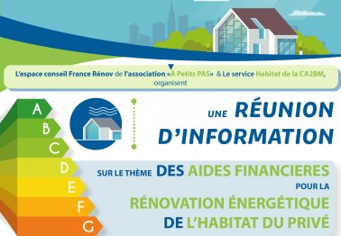 Réunion d'information Aide financière rénovation énergétique