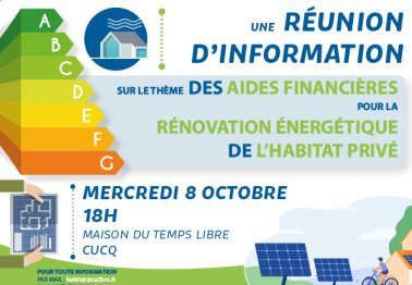 Réunion d'information sur les aides financières pour la rénovation énergétique