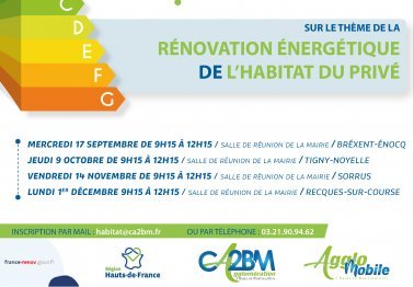 Réunions d'information rénovation énergétique