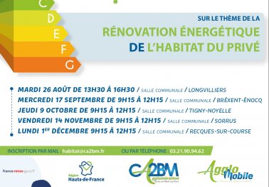 Réunions d'information rénovation énergétique