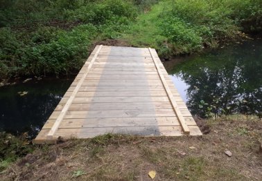 [Beaumerie-Saint-Martin] Une passerelle refaite à neuf