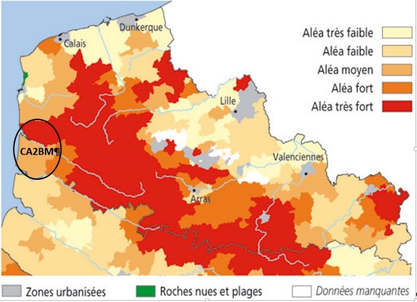 carte aléas