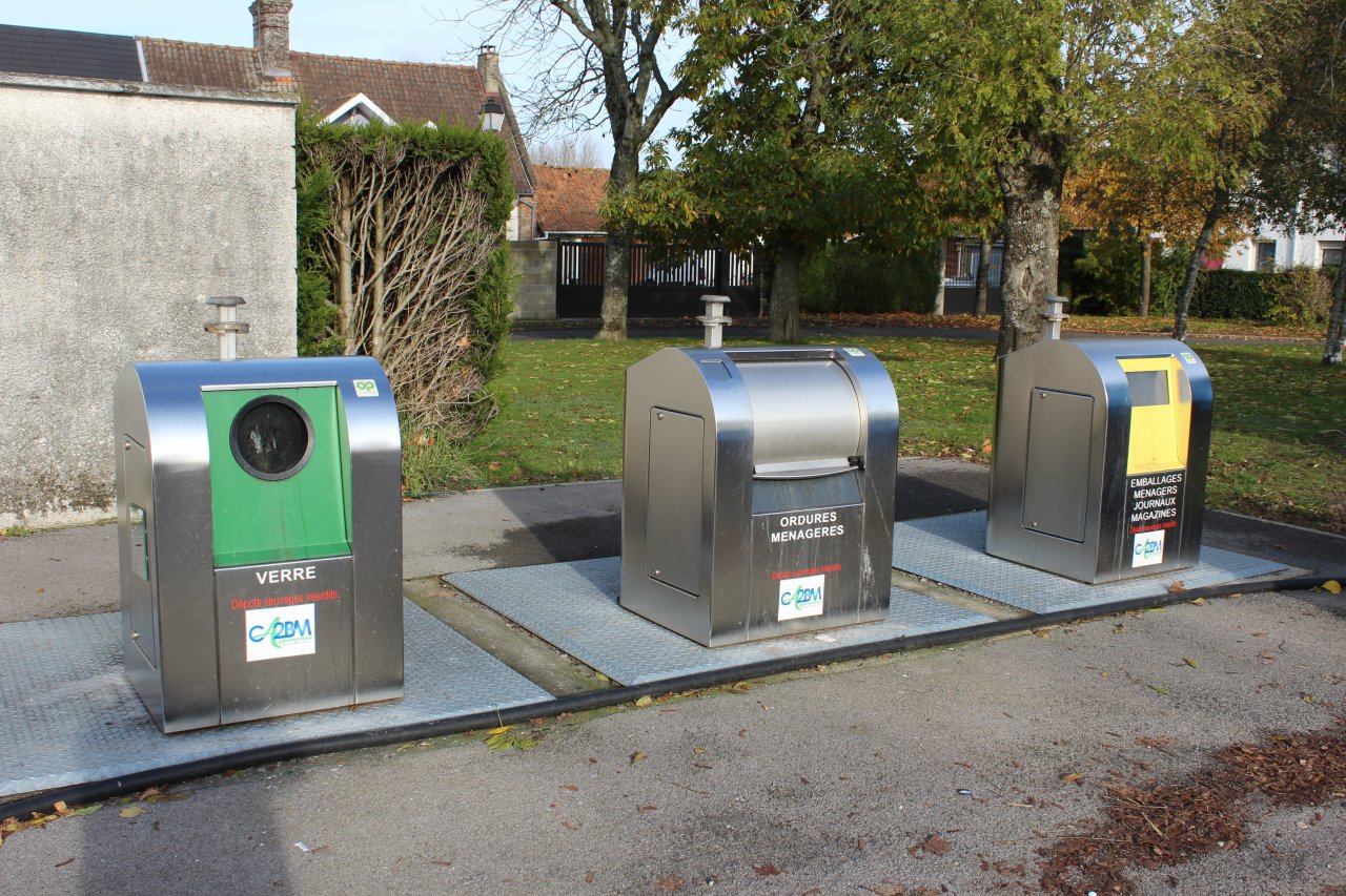 Colonnes enterrées