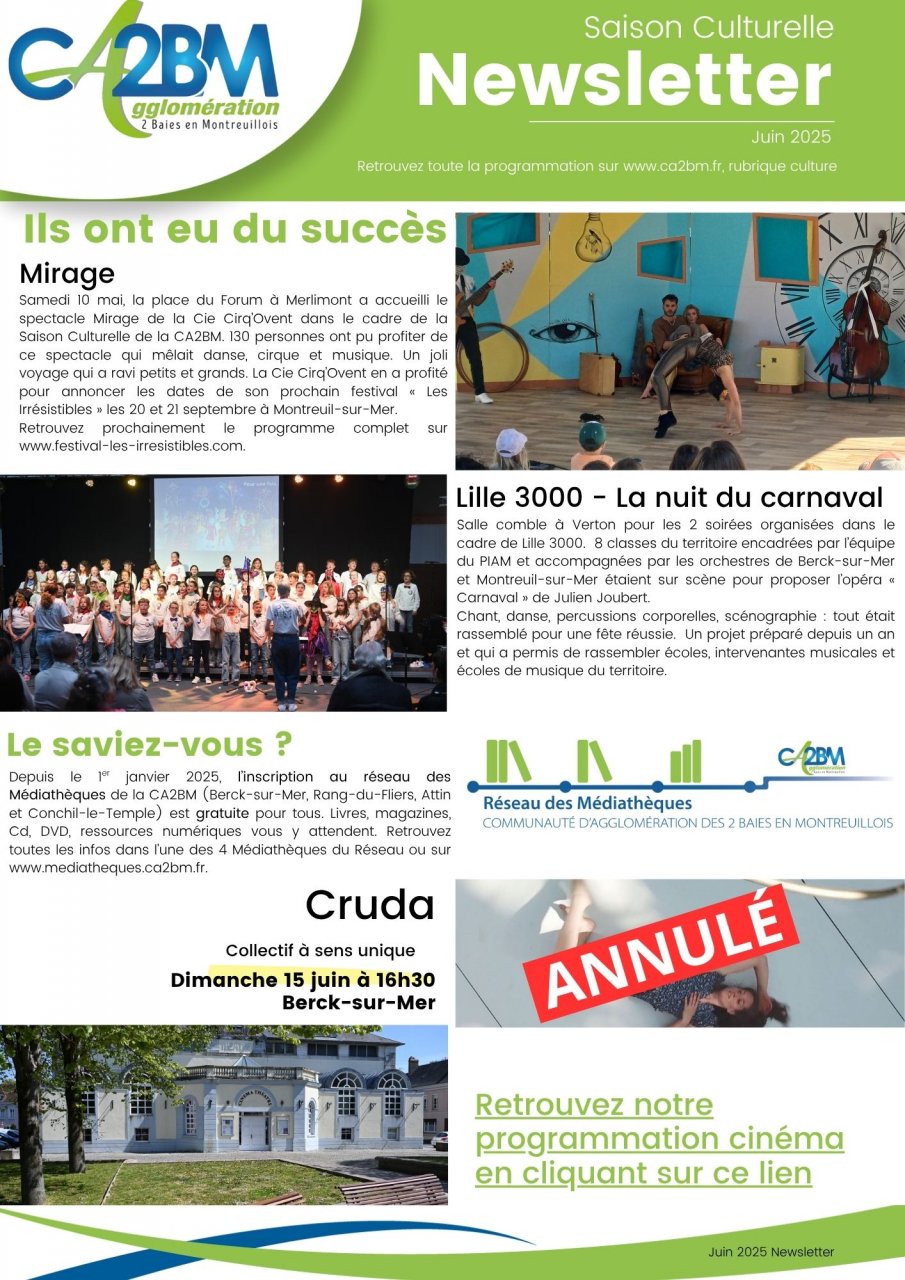 Newsletter juin 25