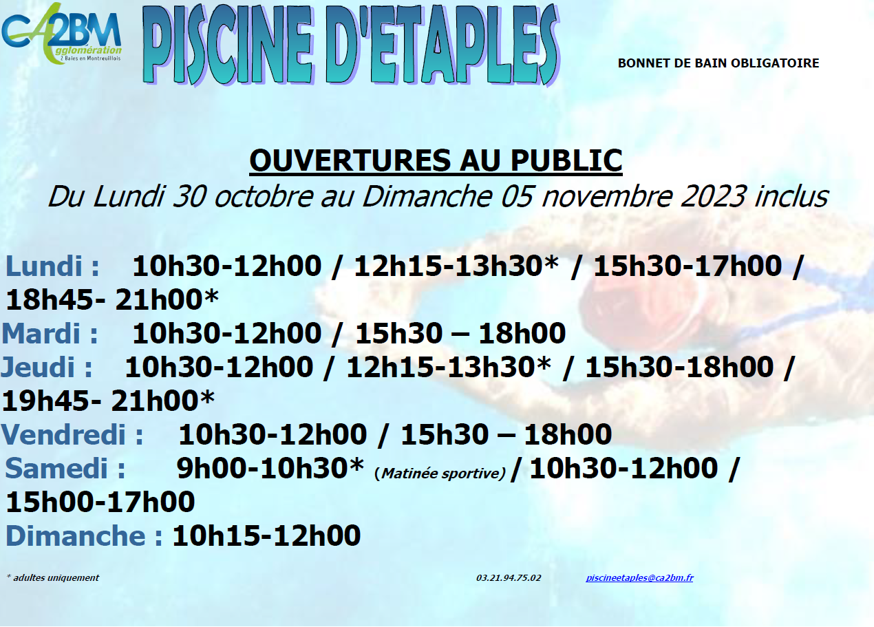 seconde semaine vacances toussaint 2023